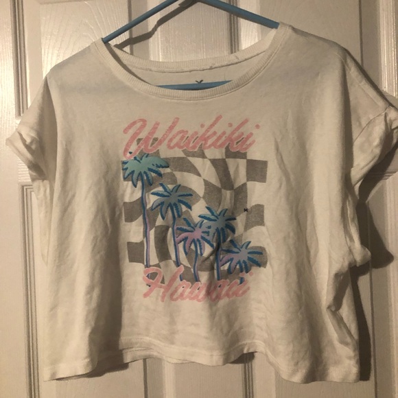 American Eagle cropped oversized tshirt - Picture 1 of 2